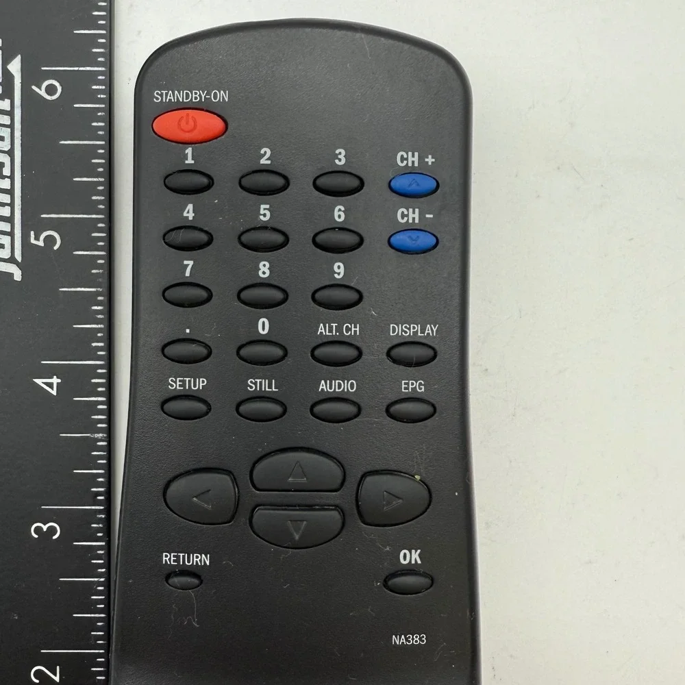 Magnavox‎ NA383 Universal Remote Control Black Replacement TV VCR DVD